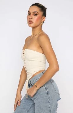 First Take Strapless Corset Beige -Outlet The Lounge Vibe Store 01.06.22 1471