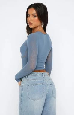 Not In My Plans Long Sleeve Top Steel 7 Not In My Plans Long Sleeve Top Steel -Outlet The Lounge Vibe Store 02.06.2330682