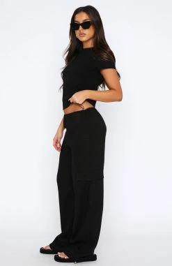 It's Always Me And You Pants Black -Outlet The Lounge Vibe Store 02.06.2330892