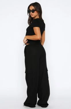 It's Always Me And You Pants Black -Outlet The Lounge Vibe Store 02.06.2330895