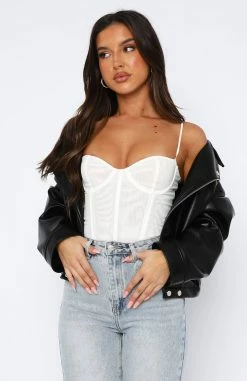 Like I Love You Bodysuit White -Outlet The Lounge Vibe Store 02.06.2330928