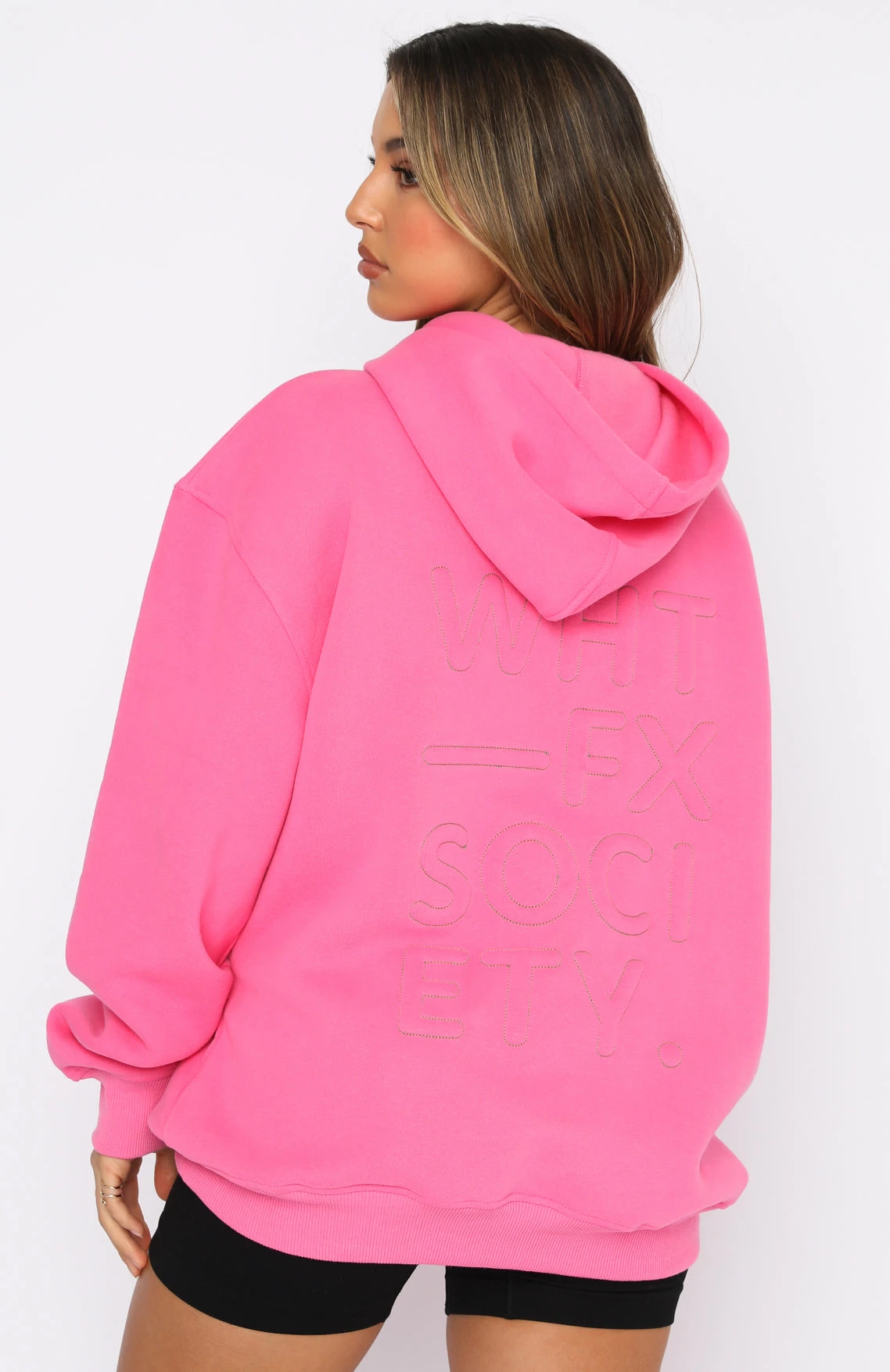 Right On The Line Hoodie Pink 4 Right On The Line Hoodie Pink - Image 4