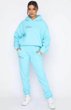 She's A Baddie Hoodie Arctic Blue -Outlet The Lounge Vibe Store 02.09.21 639