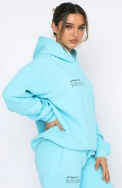 She's A Baddie Hoodie Arctic Blue -Outlet The Lounge Vibe Store 02.09.21 648
