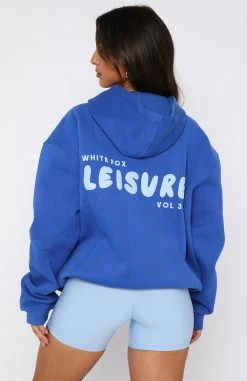 Leisure Series Oversized Hoodie Cobalt -Outlet The Lounge Vibe Store 03.11.2213806