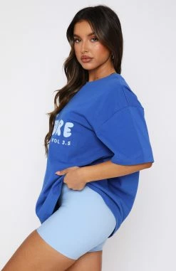 Leisure Series Oversized Tee Cobalt -Outlet The Lounge Vibe Store 03.11.2213834