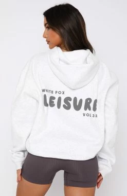 Leisure Series Oversized Hoodie Glacier Grey -Outlet The Lounge Vibe Store 03.11.2213949