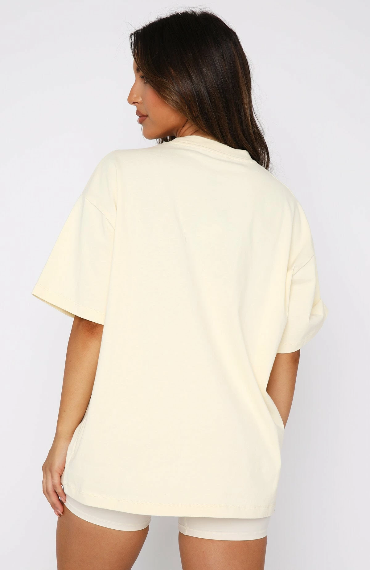 Leisure Series Oversized Tee Cream 4 Leisure Series Oversized Tee Cream - Image 4