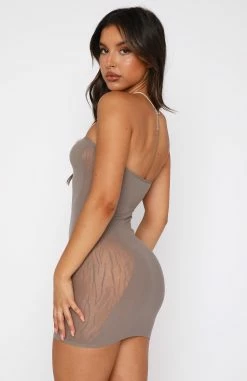 Attention Seeker Mini Dress Mushroom 12 Attention Seeker Mini Dress Mushroom -Outlet The Lounge Vibe Store 03.11.2214282