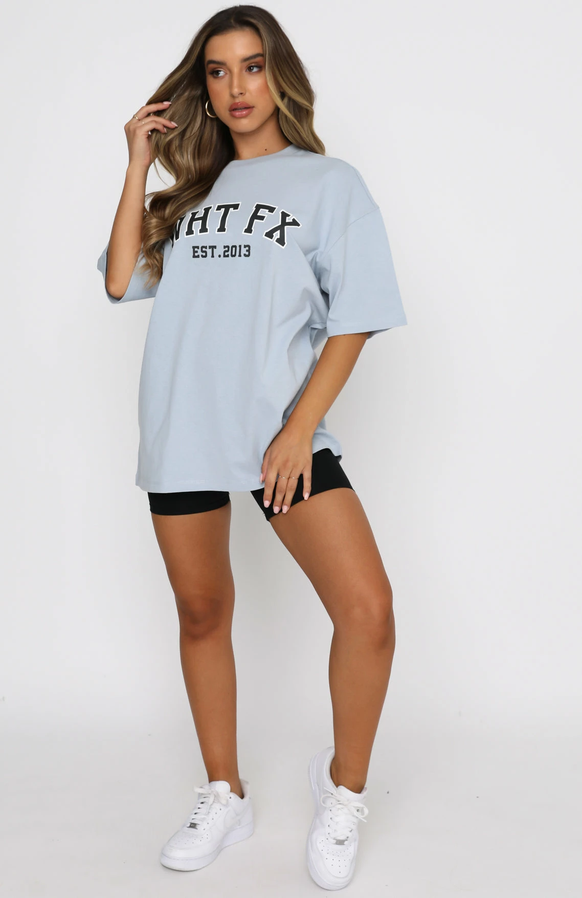 Varsity Tee Dusty Blue 5 Varsity Tee Dusty Blue - Image 5