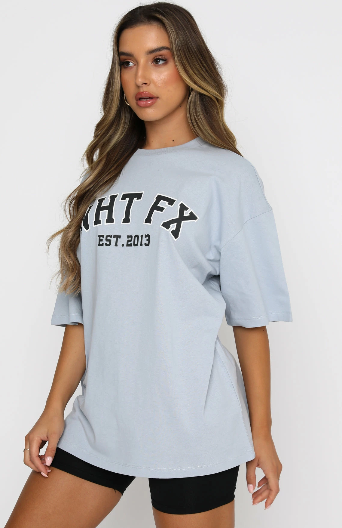 Varsity Tee Dusty Blue 3 Varsity Tee Dusty Blue - Image 3