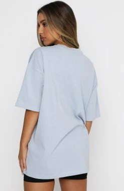 Varsity Tee Dusty Blue 9 Varsity Tee Dusty Blue -Outlet The Lounge Vibe Store 03.12.20p2 125