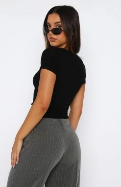 Hearts On Fire Top Black -Outlet The Lounge Vibe Store 04.05.2327089