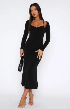 She's Got Options Midi Dress Black -Outlet The Lounge Vibe Store 04.05.2327114