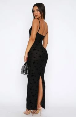 There For Me Maxi Dress Black Butterfly 9 There For Me Maxi Dress Black Butterfly -Outlet The Lounge Vibe Store 04.05.2327283