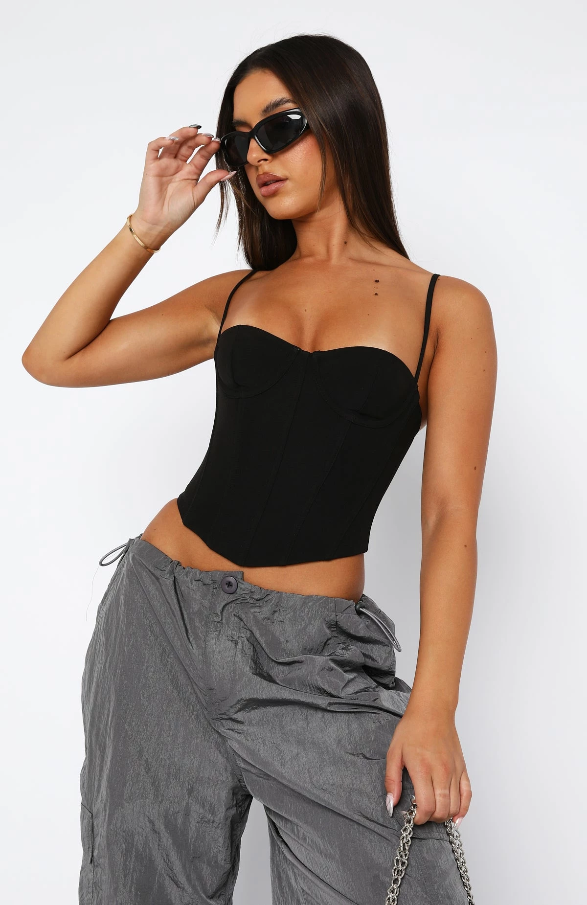 In The Morning Bustier Black 2 In The Morning Bustier Black - Image 2