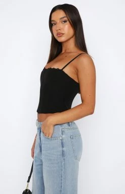 Love Me Harder Bustier Black -Outlet The Lounge Vibe Store 04.05.2327488