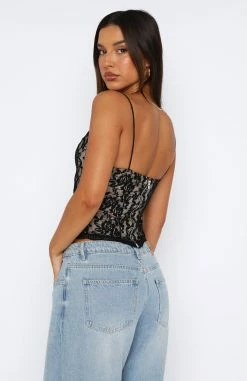 Make Your Way Lace Bustier Black -Outlet The Lounge Vibe Store 04.05.2327561