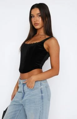 Running On My Mind Bustier Black -Outlet The Lounge Vibe Store 04.05.2327576