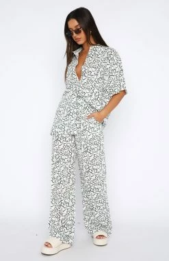 One More Chance Shirt Green Spring Floral 10 One More Chance Shirt Green Spring Floral -Outlet The Lounge Vibe Store 04.05.2327667