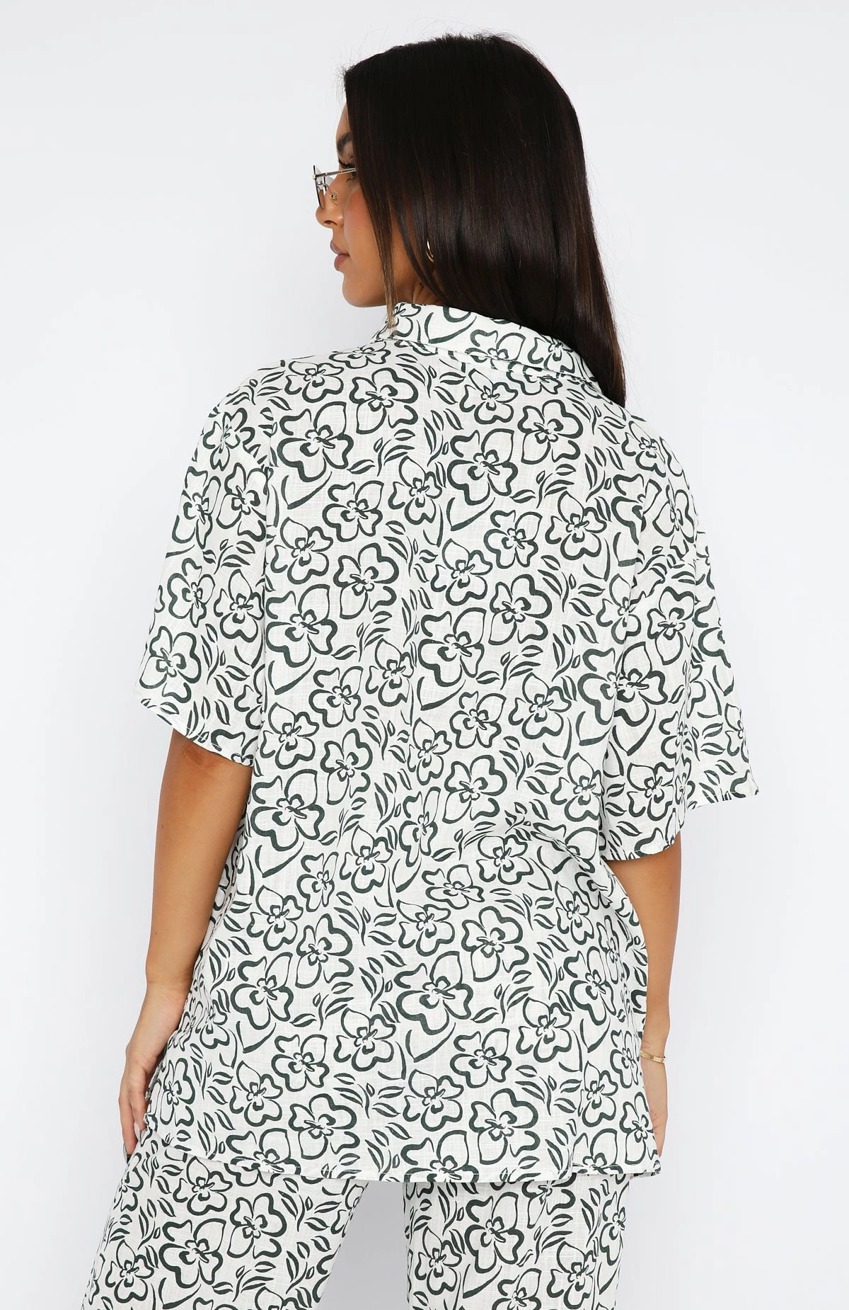 One More Chance Shirt Green Spring Floral 4 One More Chance Shirt Green Spring Floral - Image 4