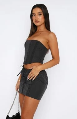 Between The Lines Bustier Black -Outlet The Lounge Vibe Store 04.05.2327850