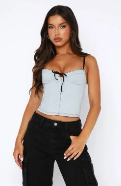 Man Down Bustier Sky Blue 6 Man Down Bustier Sky Blue -Outlet The Lounge Vibe Store 04.08.2344782