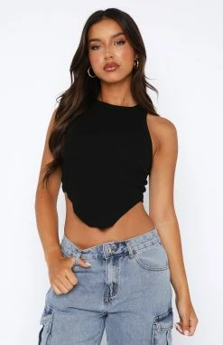 Not Perfect Top Black -Outlet The Lounge Vibe Store 04.08.2344872