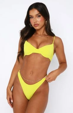 Island In The Sun Bikini Top Lemongrass -Outlet The Lounge Vibe Store 04.08.2345394