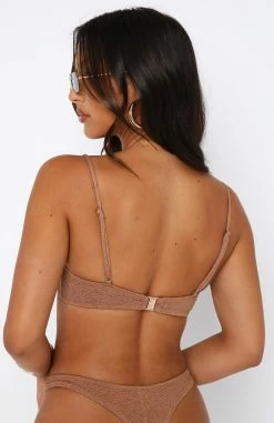 Island In The Sun Bikini Top Mocha -Outlet The Lounge Vibe Store 04.08.2345545