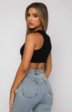 Commit To Me Crop Black -Outlet The Lounge Vibe Store 04.11.21 716