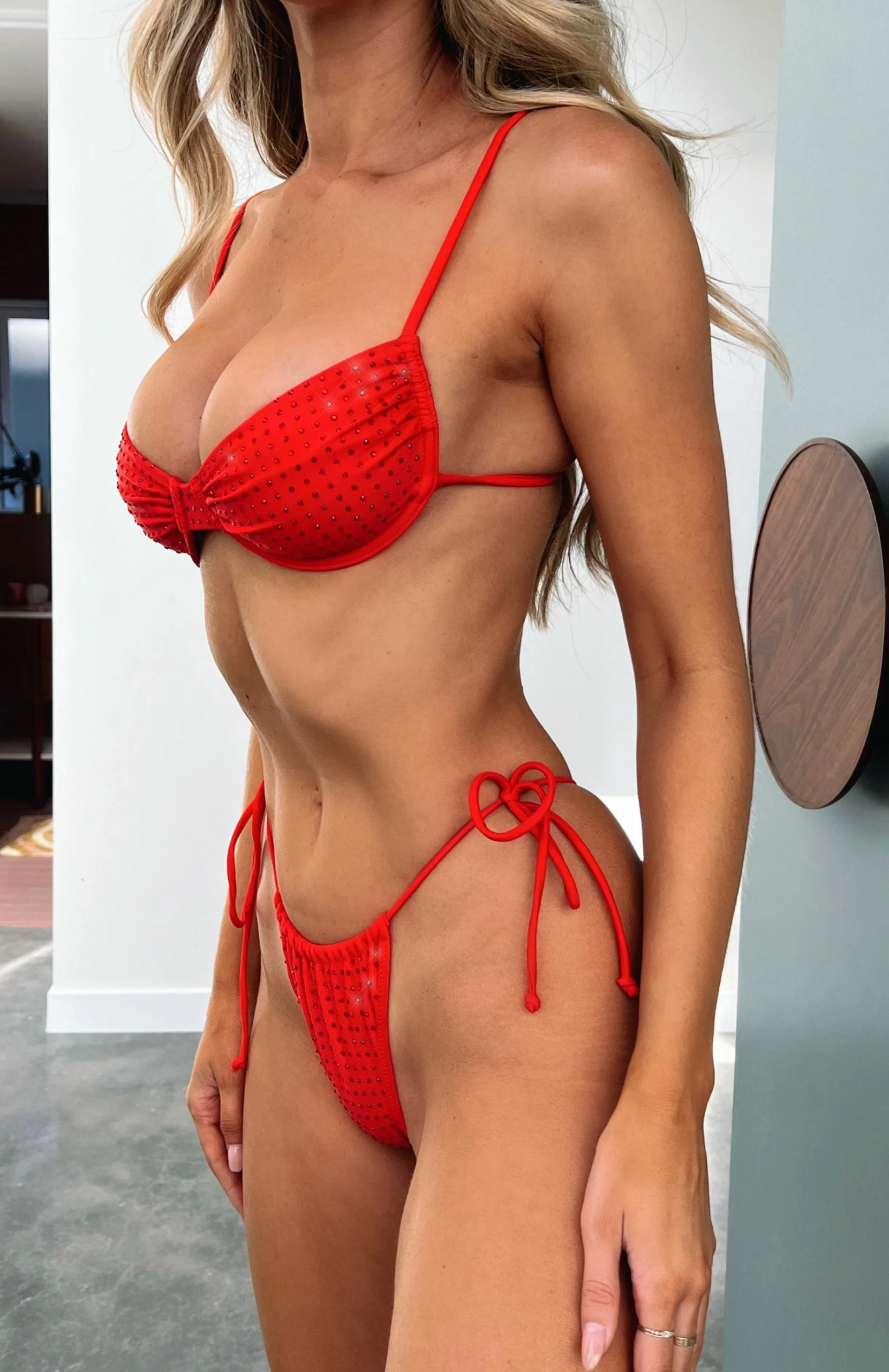 Risk Of Losing Bikini Top Red 6 Risk Of Losing Bikini Top Red - Image 6