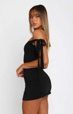Tie The Knot Mini Dress Black 9 Tie The Knot Mini Dress Black -Outlet The Lounge Vibe Store 05.04.2322678