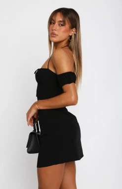 Tea For Two Mini Dress Black -Outlet The Lounge Vibe Store 05.04.2322832