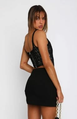 Double Vision Bustier Black -Outlet The Lounge Vibe Store 05.04.2323724