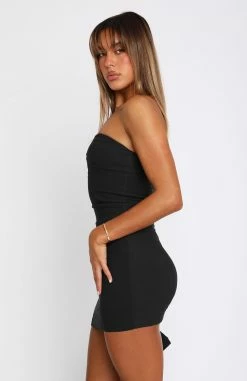 Switch Over Strapless Mini Dress Black -Outlet The Lounge Vibe Store 05.04.2324223 1