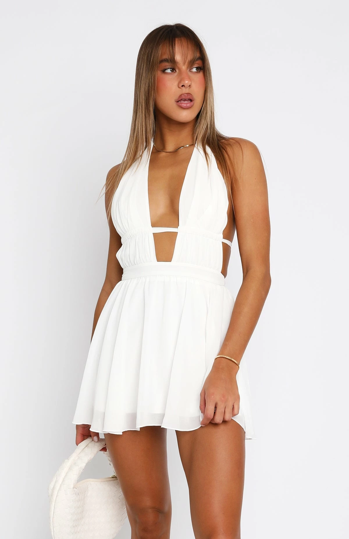 Let You Know Mini Dress White 3 Let You Know Mini Dress White - Image 3