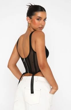Enlighten Me Bustier Black -Outlet The Lounge Vibe Store 07.07.22 193