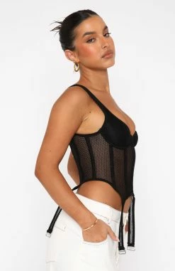 Enlighten Me Bustier Black -Outlet The Lounge Vibe Store 07.07.22 197