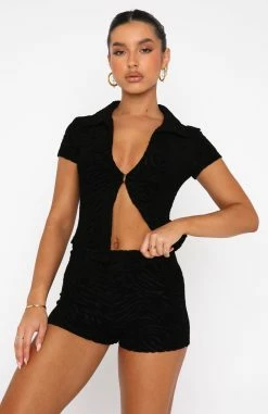 Not Ready To Go Terry Booty Shorts Black 12 Not Ready To Go Terry Booty Shorts Black -Outlet The Lounge Vibe Store 07.07.22 721 0ab430cb 86fb 449c a4ef b3b3b99befc4