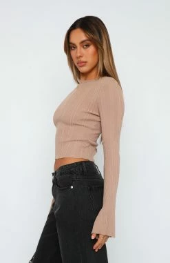 Home With You Long Sleeve Top Beige 6 Home With You Long Sleeve Top Beige -Outlet The Lounge Vibe Store 07.07.2323396