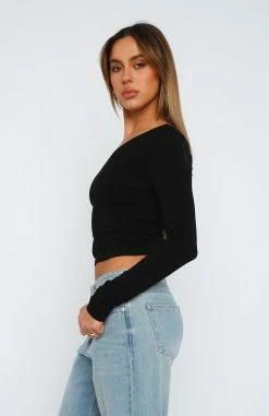 Midnight Talks One Shoulder Top Black 6 Midnight Talks One Shoulder Top Black -Outlet The Lounge Vibe Store 07.07.2324301