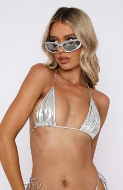 Rancho Mirage Bikini Top Silver -Outlet The Lounge Vibe Store 07.10.225016