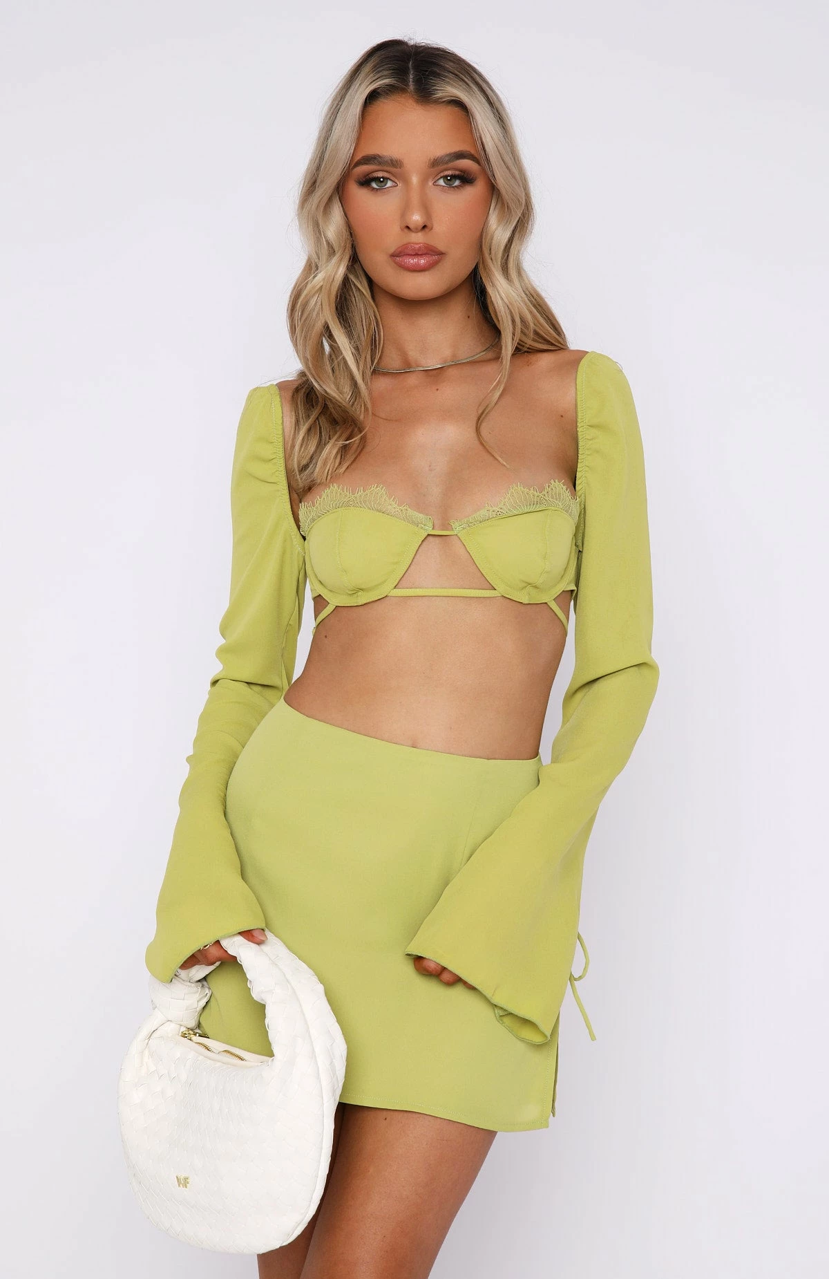 Level Up Long Sleeve Crop Matcha 2 Level Up Long Sleeve Crop Matcha - Image 2