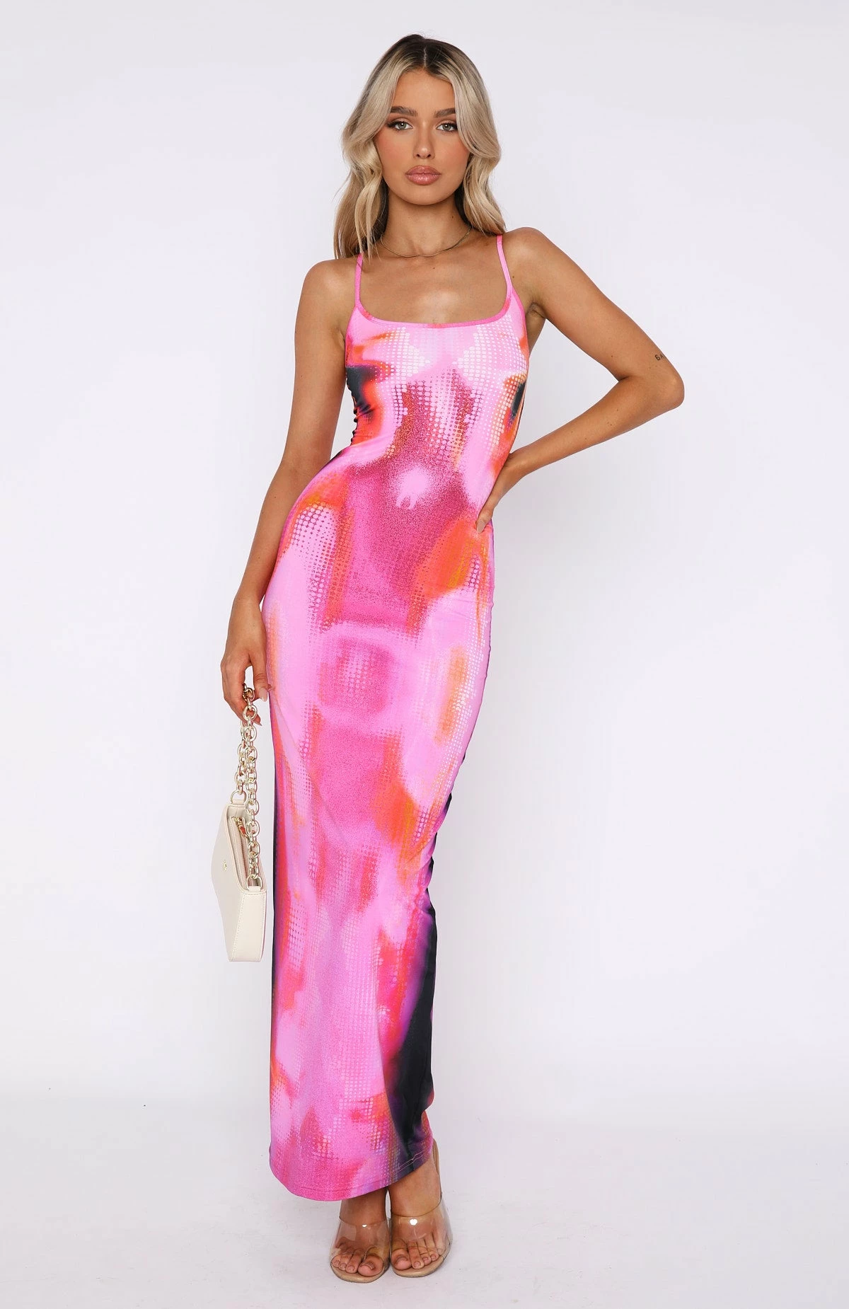 Feeling The Heat Maxi Dress Mars 2 Feeling The Heat Maxi Dress Mars - Image 2