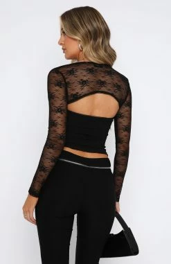 Fall In Love Again Lace Bolero Top Set Black -Outlet The Lounge Vibe Store 08.06.2331259 87281606 9d5c 4dd5 8ae2 18eccad0c143