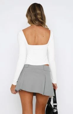 It's Not You Long Sleeve Top White -Outlet The Lounge Vibe Store 08.06.2331435