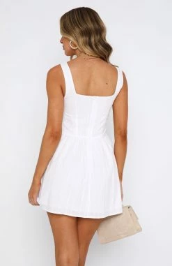 Trending Now Mini Dress White 10 Trending Now Mini Dress White -Outlet The Lounge Vibe Store 08.06.2331504