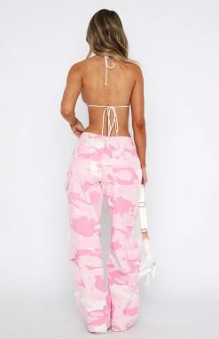 Taking Control Cargo Pants Pink Camo -Outlet The Lounge Vibe Store 08.06.2331817