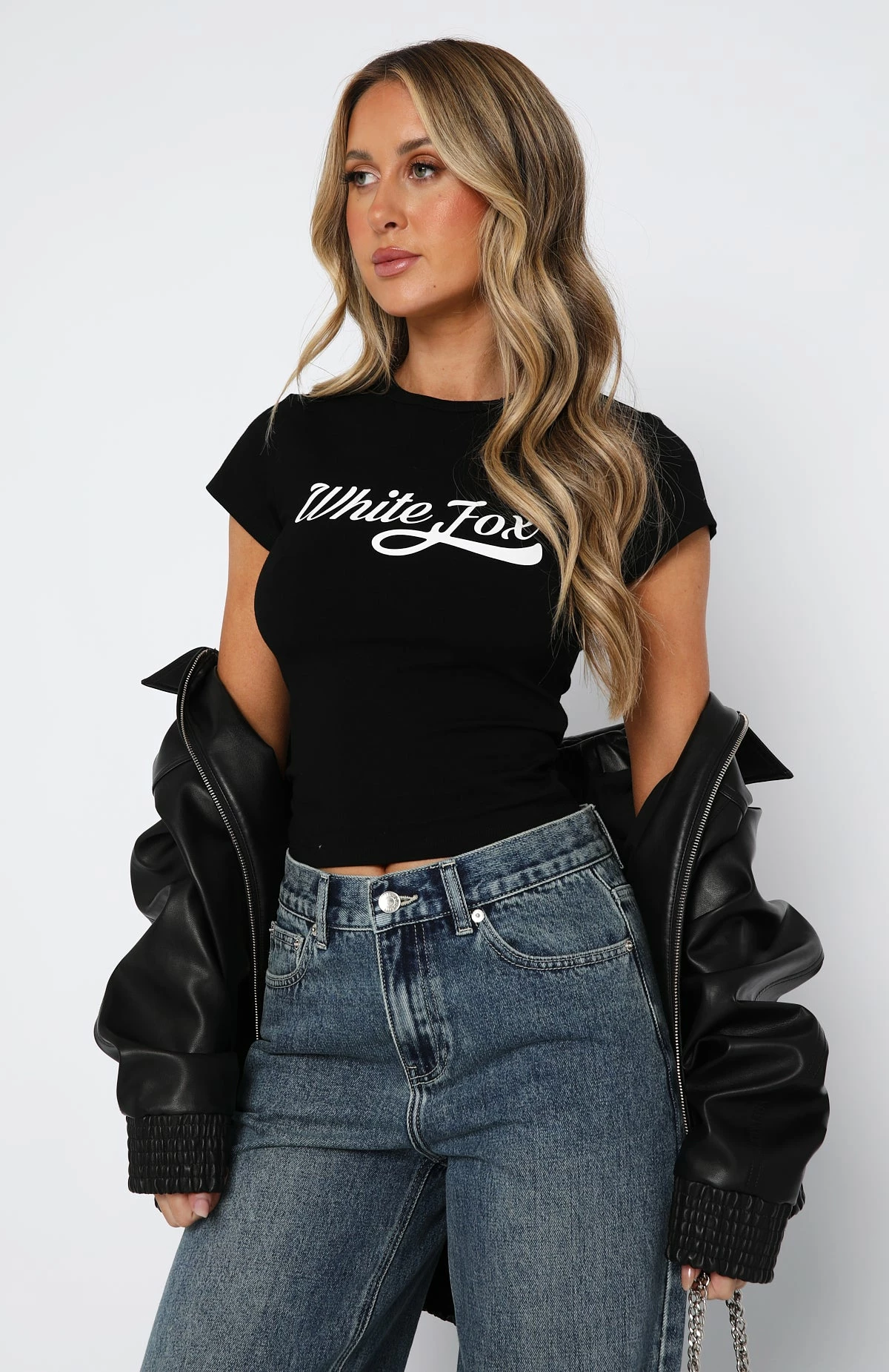 Moving Different Baby Tee Black 2 Moving Different Baby Tee Black - Image 2